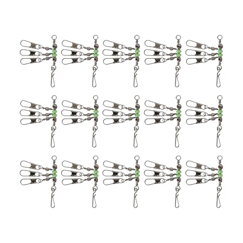 FOLODA Rolling Sea Fishing Wirbel Schnappverbinder Kugeln Lager Tintenfisch Jigs Angelwirbel Luminously Angelwirbel Verbinder von FOLODA