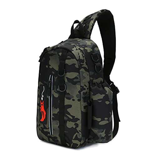 FOLODA Tackle Aufbewahrungstasche Leichter Angelrucksack – Werkzeugtasche Zum Angeln Wandern Jagen Camping von FOLODA