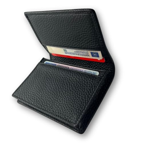 FOMAX Echtleder Kartenetui für 20 EC Karten und Geldscheine, Damen und Herren Visitenkarten Etui, kompaktes Design, 100% Leder Geldbörse FOMAX Echtleder Kartenetui für 20 EC Karten und Geldscheine, Damen und Herren Visitenkarten Etui, kompaktes Design, 100% Leder Geldbörse von FOMAX
