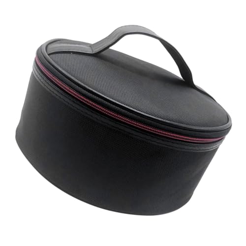 FOMIYES Aufbewahrungstasche Für Die Brautkrone Schönheitswerkzeughalter Make-up-Organizer-Tasche Große Kosmetiktasche Kompakte Schminktasche Make-up-geldbörse Reisebedarf Black Polyester von FOMIYES