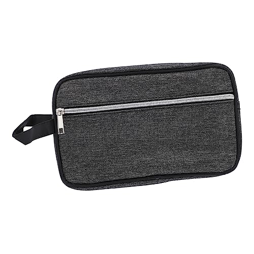 FOMIYES Modische Handaufbewahrungstasche Für Reisen Durchsichtige Kosmetiktasche Mit Reißverschlüssen Organizer Für Make Up Nass Und Trockenbereich Ideal Für Kleinigkeiten Und von FOMIYES