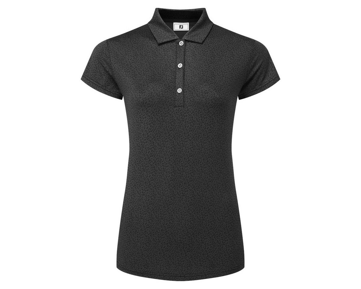 FOOTJOY Poloshirt FootJoy Golfpolo Tiermuster Kappenärmel Lisle Schwarz Damen FOOTJOY Poloshirt FootJoy Golfpolo Tiermuster Kappenärmel Lisle Schwarz Damen von FOOTJOY