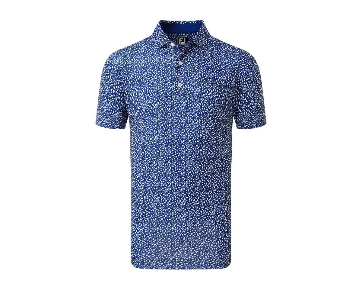 FOOTJOY Poloshirt FootJoy Golfpolo Tulpen Print Lisle Blau/Weiß Herren EU XL FOOTJOY Poloshirt FootJoy Golfpolo Tulpen Print Lisle Blau/Weiß Herren EU XL von FOOTJOY
