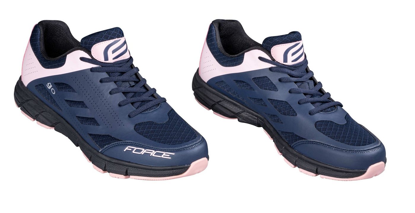 FORCE FORCE GO Fahrradschuhe Damen blau-pink Fahrradschuh FORCE FORCE GO Fahrradschuhe Damen blau-pink Fahrradschuh von FORCE