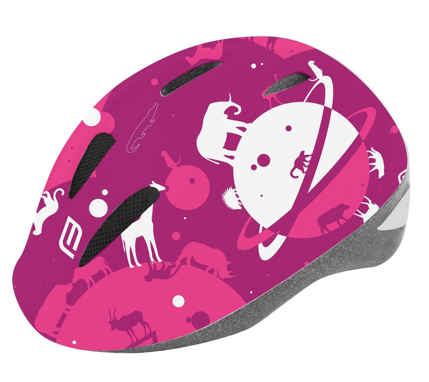FORCE Fahrradhelm Helm FORCE FUN PLANETS child pink-white S FORCE Fahrradhelm Helm FORCE FUN PLANETS child pink-white S von FORCE