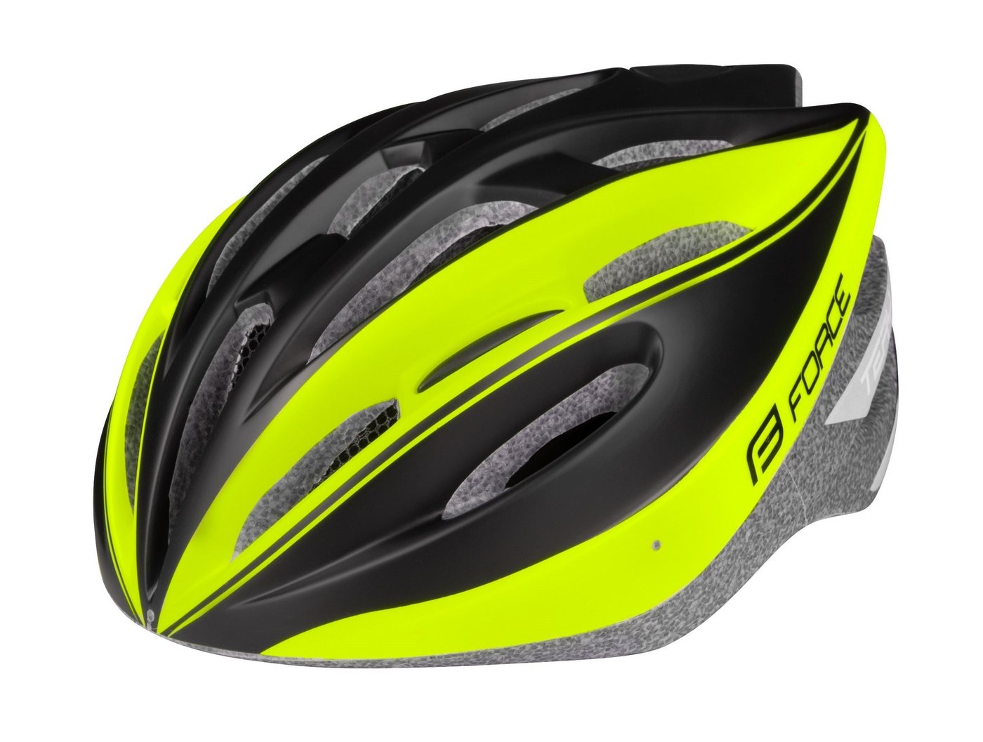 FORCE Fahrradhelm Helm FORCE TERY gelbschwarzgestreift S - M FORCE Fahrradhelm Helm FORCE TERY gelbschwarzgestreift S - M von FORCE