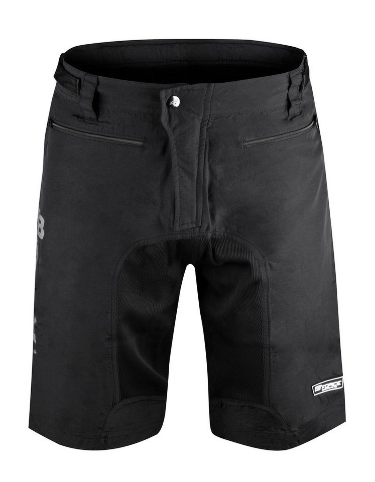 FORCE Fahrradhose FORCE Shorts FORCE MTB-11 schwarz, mit Innenhose & Gel Pad FORCE Fahrradhose FORCE Shorts FORCE MTB-11 schwarz, mit Innenhose & Gel Pad von FORCE