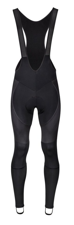 FORCE Fahrradhose Trägerhose FORCE EXTREME mit Polster, schwarz -5 °C bis +5 °C von FORCE