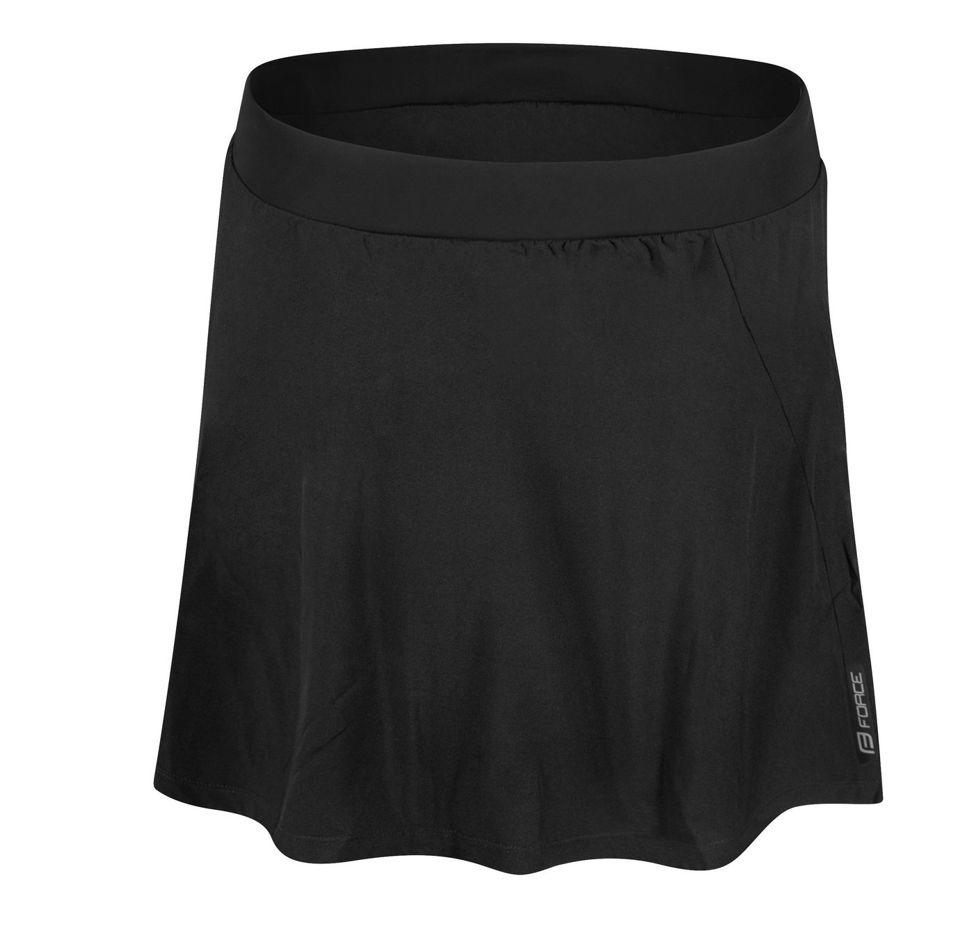 FORCE Fahrradhose skirt FORCE DAISY schwarz von FORCE