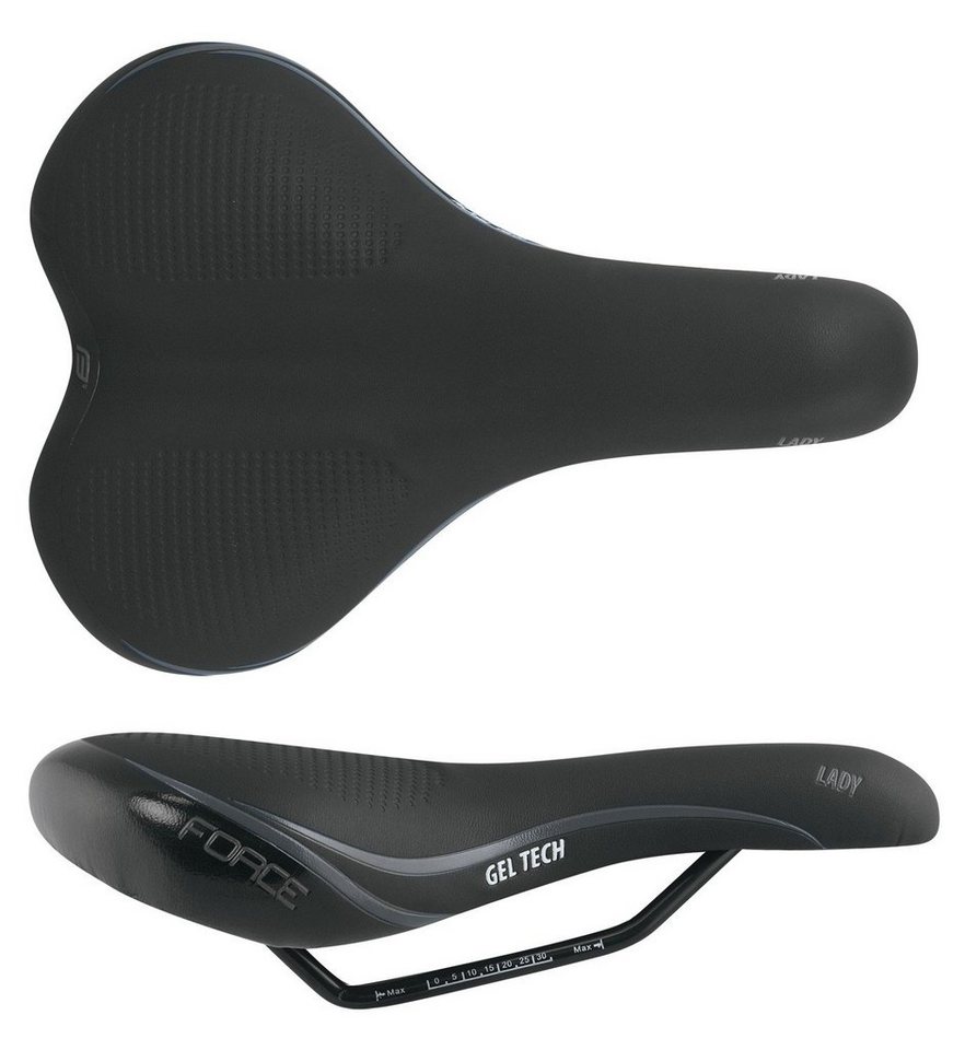 FORCE Fahrradsattel Sattel FORCE LADY GEL TECH FORCE Fahrradsattel Sattel FORCE LADY GEL TECH von FORCE