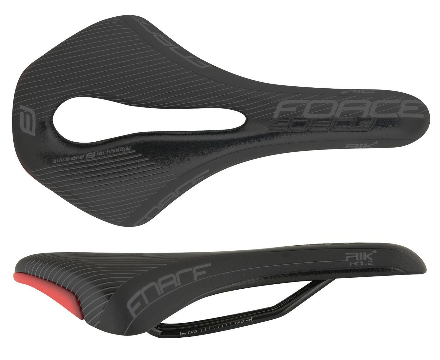FORCE Fahrradsattel Sattel FORCE RIK HOLE FORCE Fahrradsattel Sattel FORCE RIK HOLE von FORCE