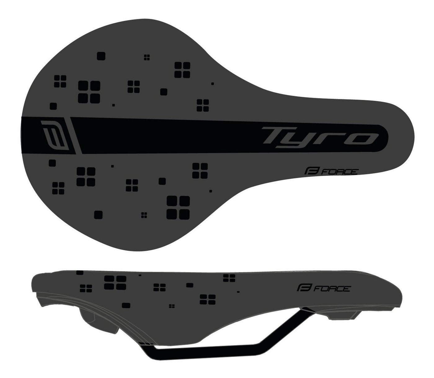 FORCE Fahrradsattel Sattel FORCE TYRO 24" FORCE Fahrradsattel Sattel FORCE TYRO 24" von FORCE