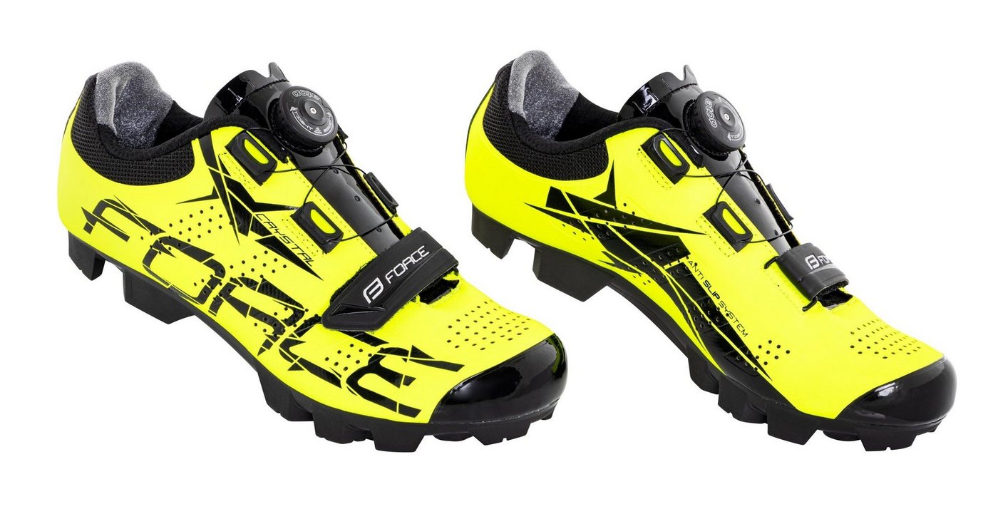FORCE MTB Schuhe FORCE CRYSTAL gelb Fahrradschuh FORCE MTB Schuhe FORCE CRYSTAL gelb Fahrradschuh von FORCE