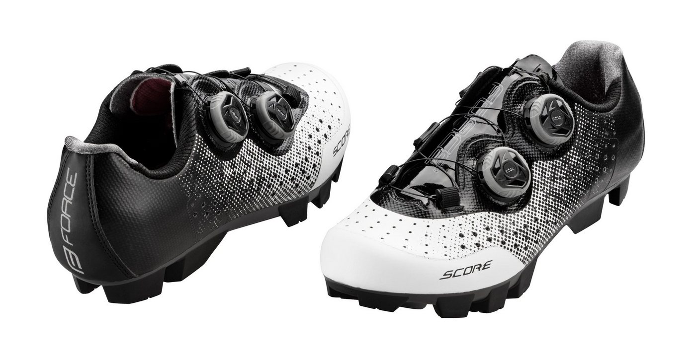 FORCE MTB Schuhe FORCE SCORE weiss-schwarz %%% * Fahrradschuh FORCE MTB Schuhe FORCE SCORE weiss-schwarz %%% * Fahrradschuh von FORCE