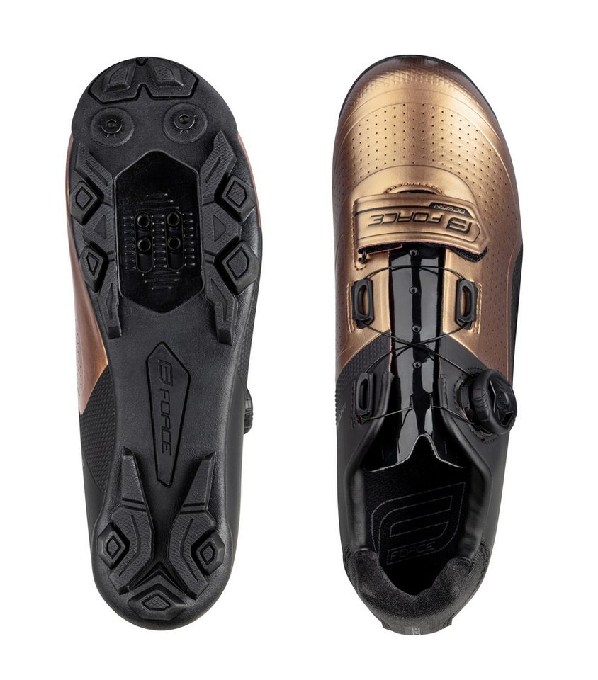 FORCE MTB Schuhe FORCE VIRTUOSO GRAVEL schwarz-Bronze %%% Fahrradschuh FORCE MTB Schuhe FORCE VIRTUOSO GRAVEL schwarz-Bronze %%% Fahrradschuh von FORCE