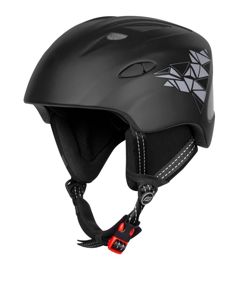 FORCE Skihelm Helm FORCE SKI mattschwarz grey print XS-S FORCE Skihelm Helm FORCE SKI mattschwarz grey print XS-S von FORCE