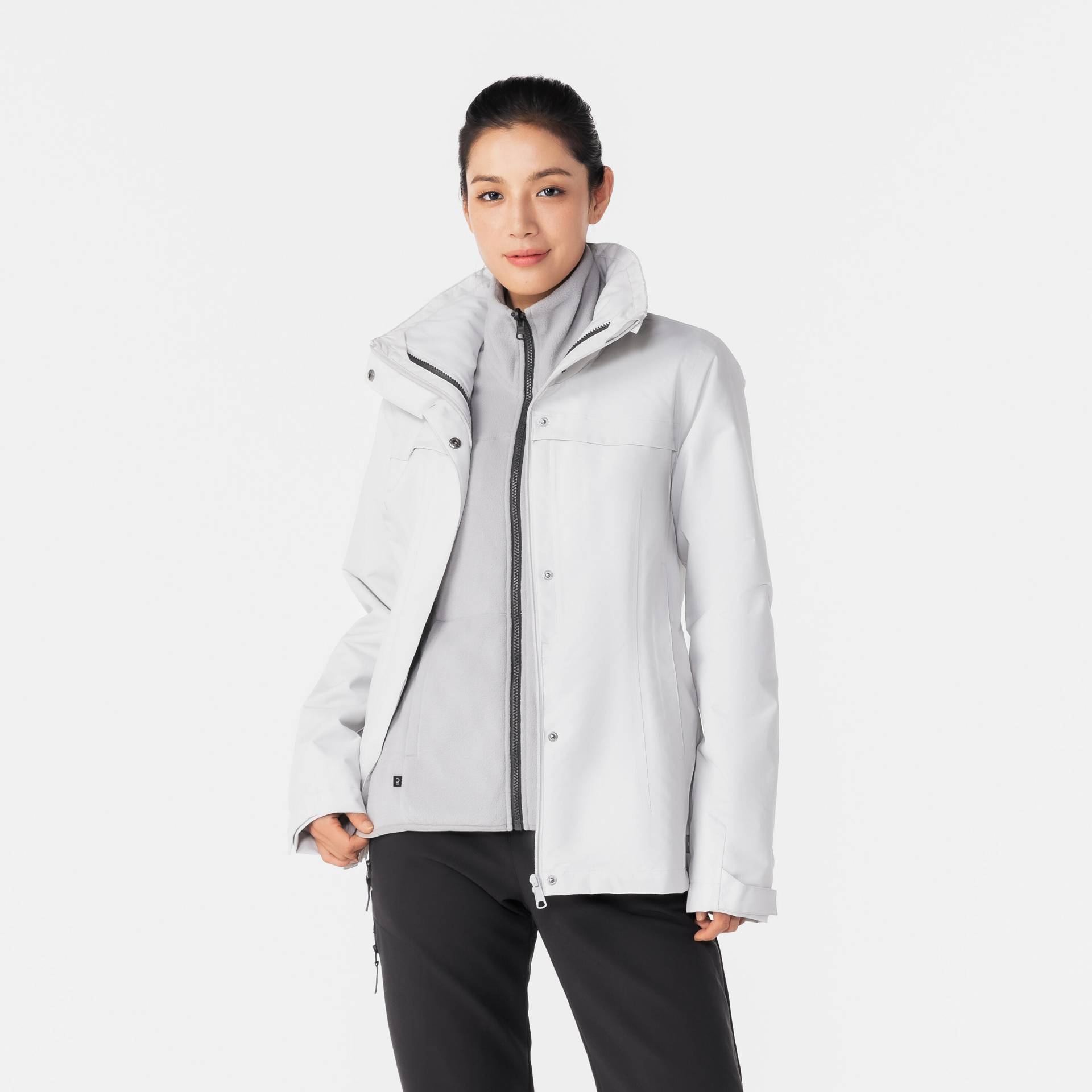 3-in-1-Jacke Damen bis 0 °C wasserdicht Winterwandern - SH100 3-in-1-Jacke Damen bis 0 °C wasserdicht Winterwandern - SH100 von FORCLAZ