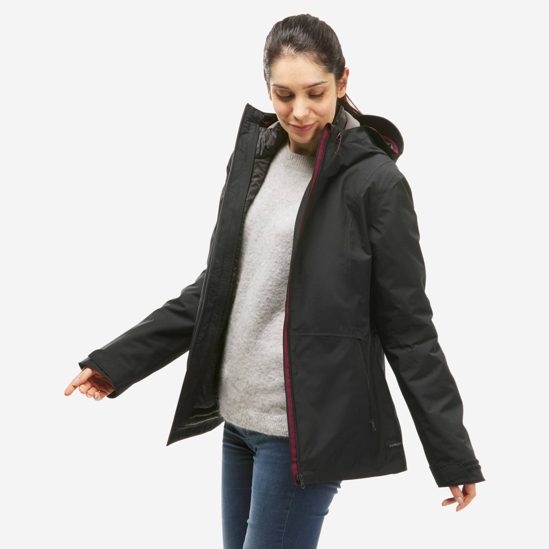 3-in-1-Jacke Damen bis -10 °C wasserdicht Winterwandern - SH500 Mountain 3-in-1-Jacke Damen bis -10 °C wasserdicht Winterwandern - SH500 Mountain von FORCLAZ