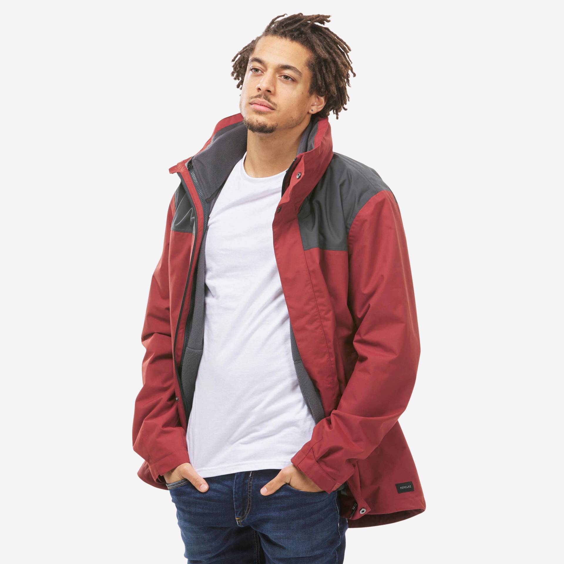 3-in-1-Jacke Herren bis 0 °C wasserdicht - SH100 3-in-1-Jacke Herren bis 0 °C wasserdicht - SH100 von FORCLAZ