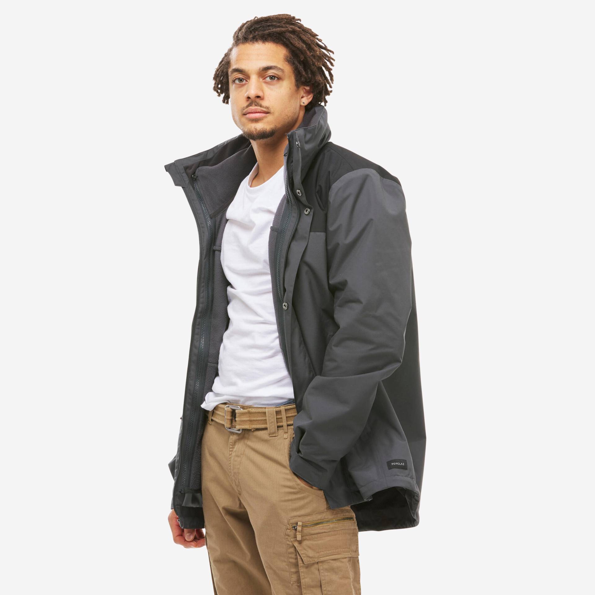 3-in-1-Jacke Herren bis 0 °C wasserdicht - SH100 3-in-1-Jacke Herren bis 0 °C wasserdicht - SH100 von FORCLAZ