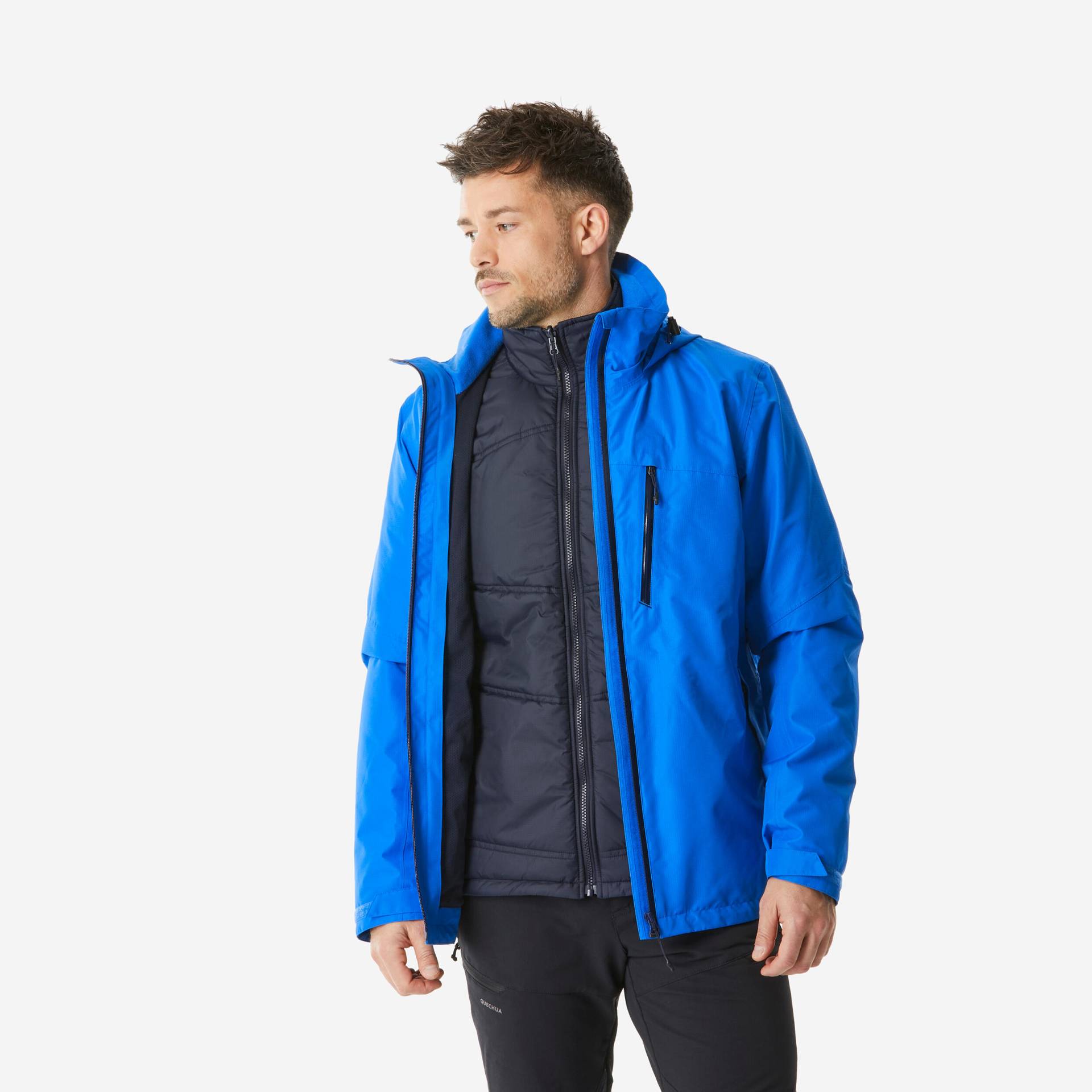 3-in-1-Jacke Herren bis -10 °C wasserdicht - SH500 3-in-1-Jacke Herren bis -10 °C wasserdicht - SH500 von FORCLAZ