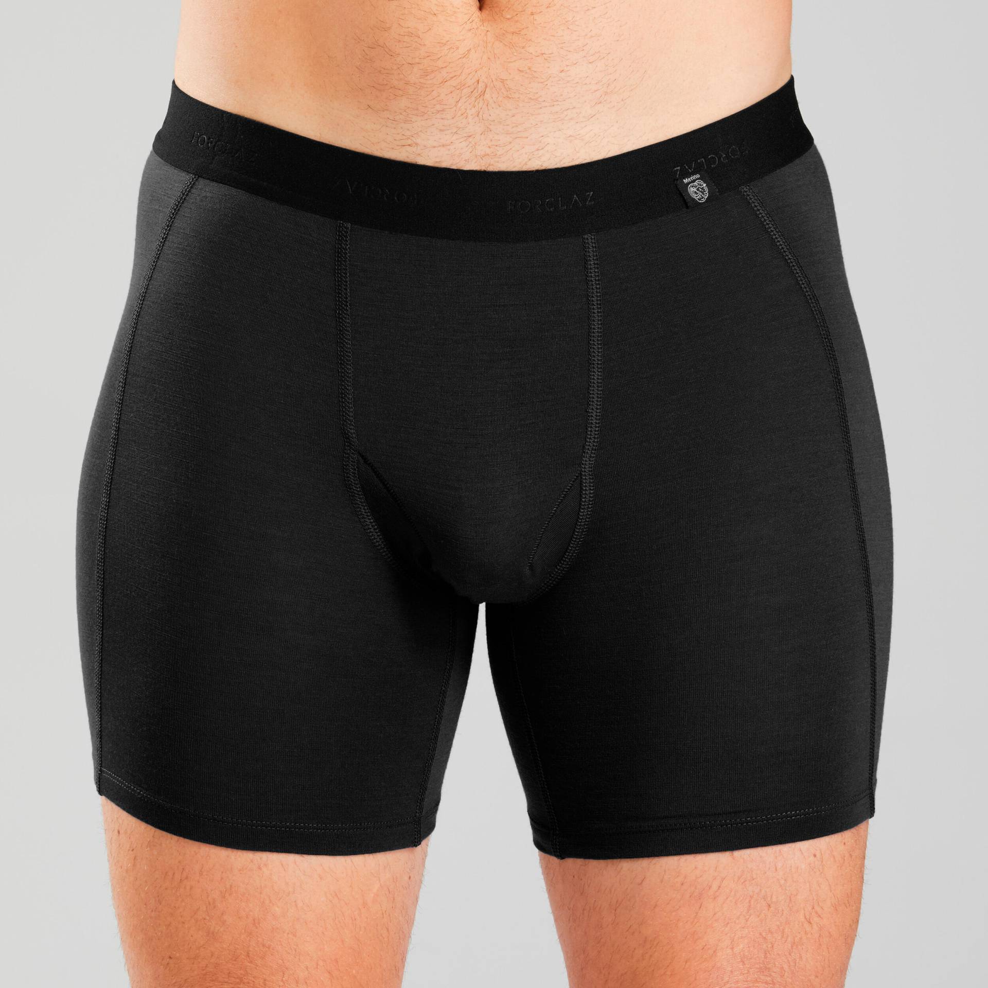 Boxershort Herren Merinowolle Trekking - MT500 von FORCLAZ