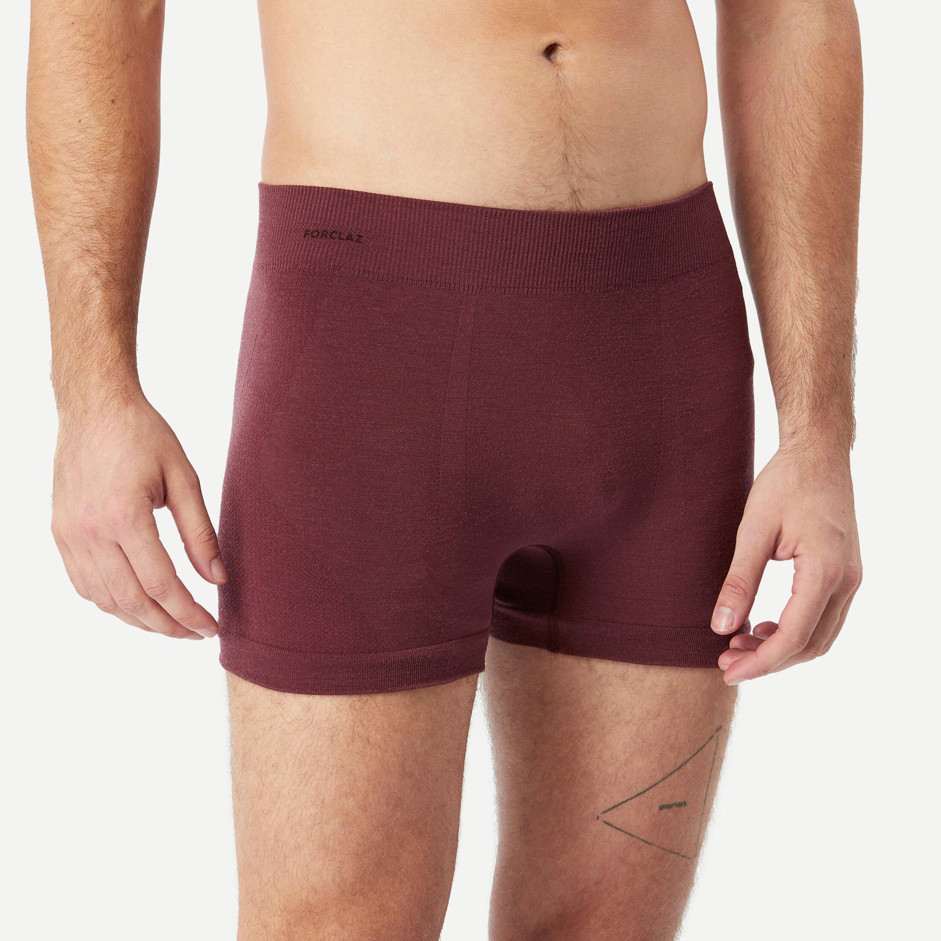 Boxershorts Herren Merinowolle Trekking - MT900 von FORCLAZ