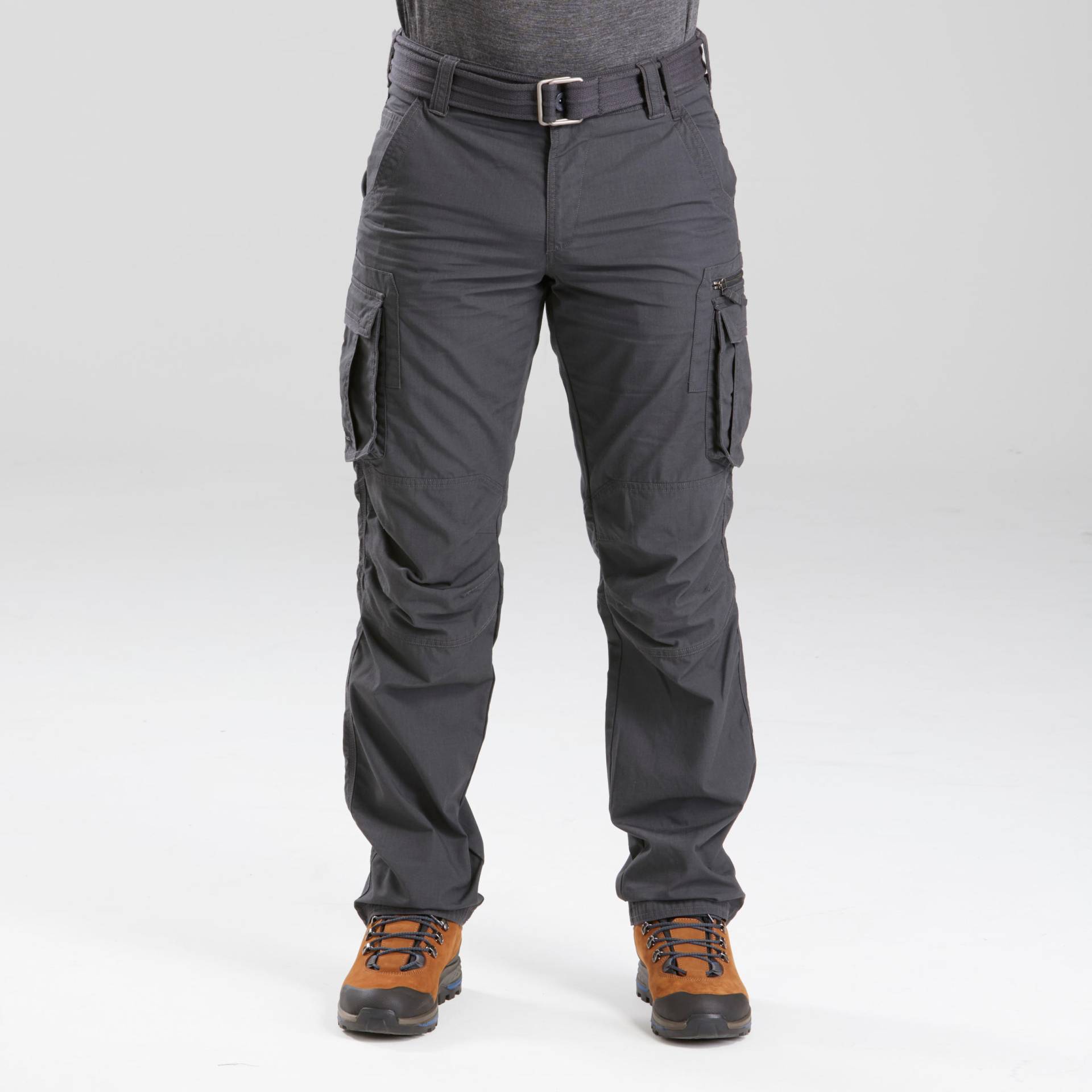 Cargohose Herren Backpacking - Travel 100 grau Cargohose Herren Backpacking - Travel 100 grau von FORCLAZ