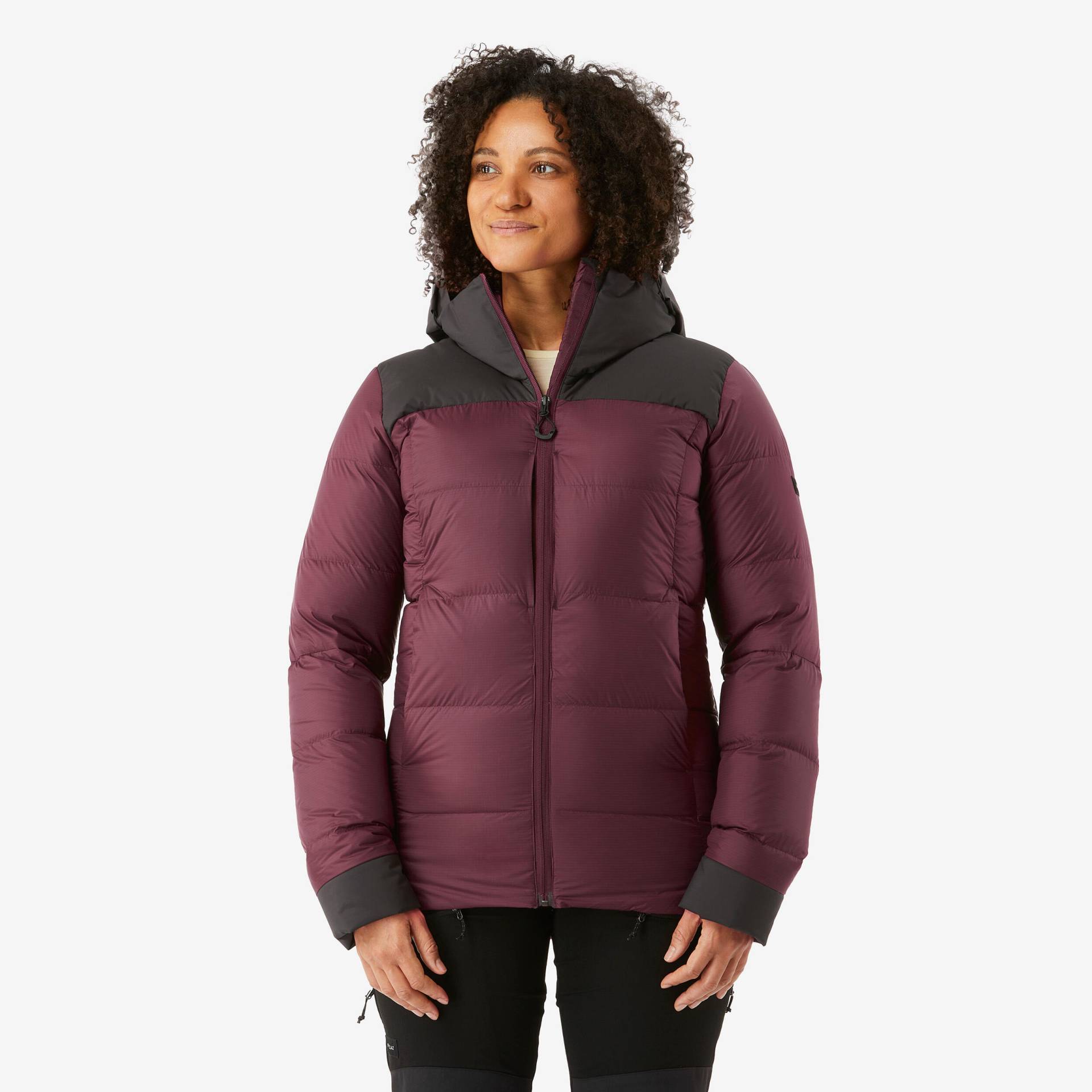 Daunenjacke Damen Kapuze warm bis -20 °C Trekking - MT900 bordeauxrot Daunenjacke Damen Kapuze warm bis -20 °C Trekking - MT900 bordeauxrot von SIMOND