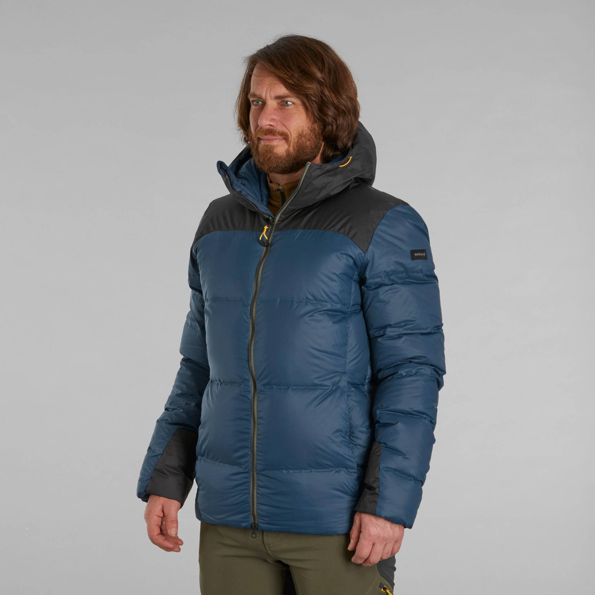 Daunenjacke Herren mit Kapuze bis -18 °C Bergwandern - MT900 blau Daunenjacke Herren mit Kapuze bis -18 °C Bergwandern - MT900 blau von FORCLAZ