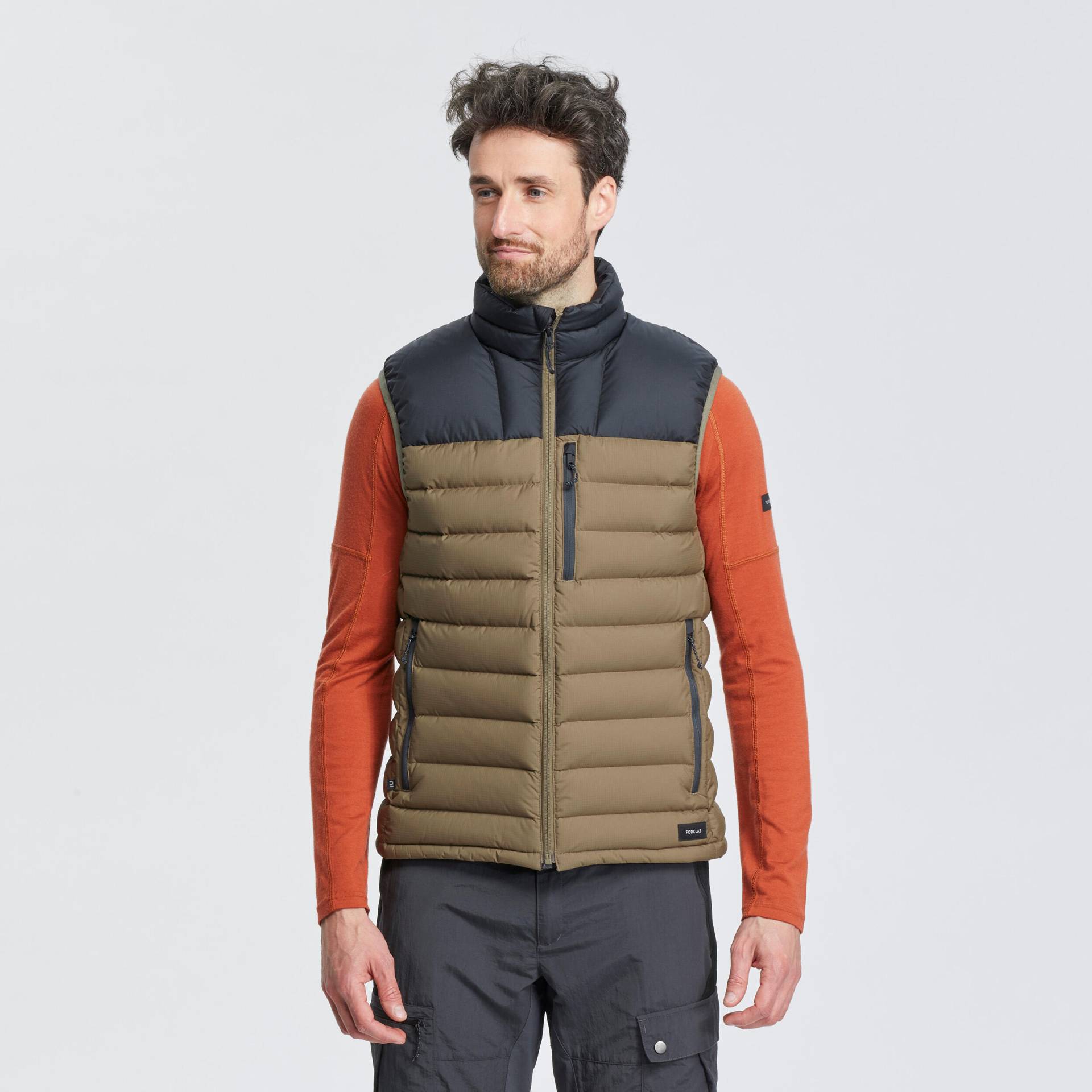 Daunenweste Herren Trekking - MT500 braun Daunenweste Herren Trekking - MT500 braun von FORCLAZ