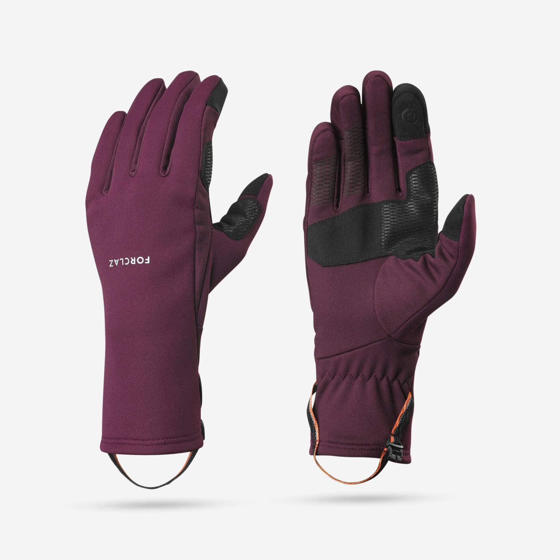 Handschuhe Erwachsene Stretch touchscreenfähig Bergwandern - MT500 bordeaux Handschuhe Erwachsene Stretch touchscreenfähig Bergwandern - MT500 bordeaux von SIMOND