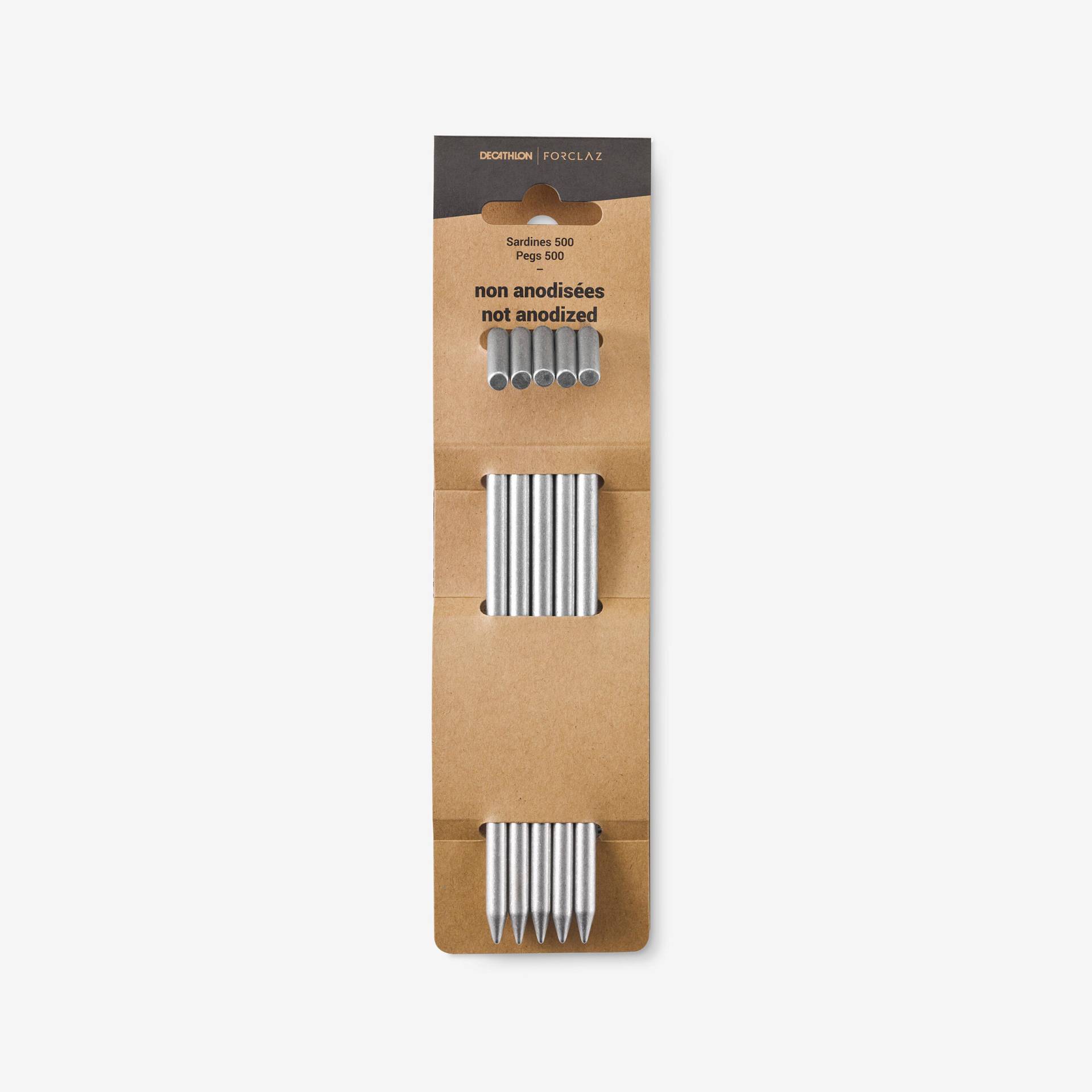 Heringe nicht eloxiertes Aluminium - MT500 15 g 5 St. Heringe nicht eloxiertes Aluminium - MT500 15 g 5 St. von FORCLAZ