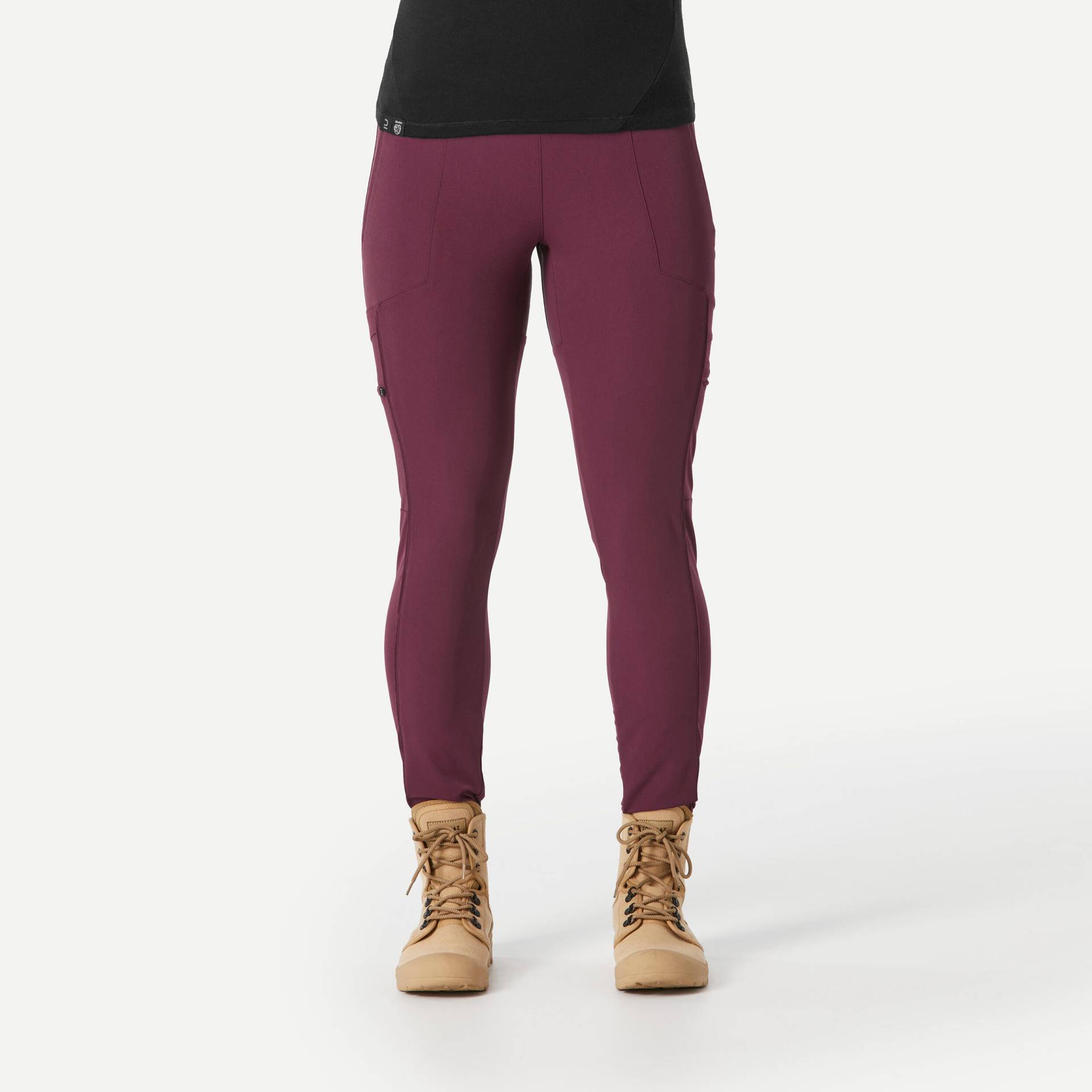 Leggings Damen robust Backpacking - Travel 500 von FORCLAZ