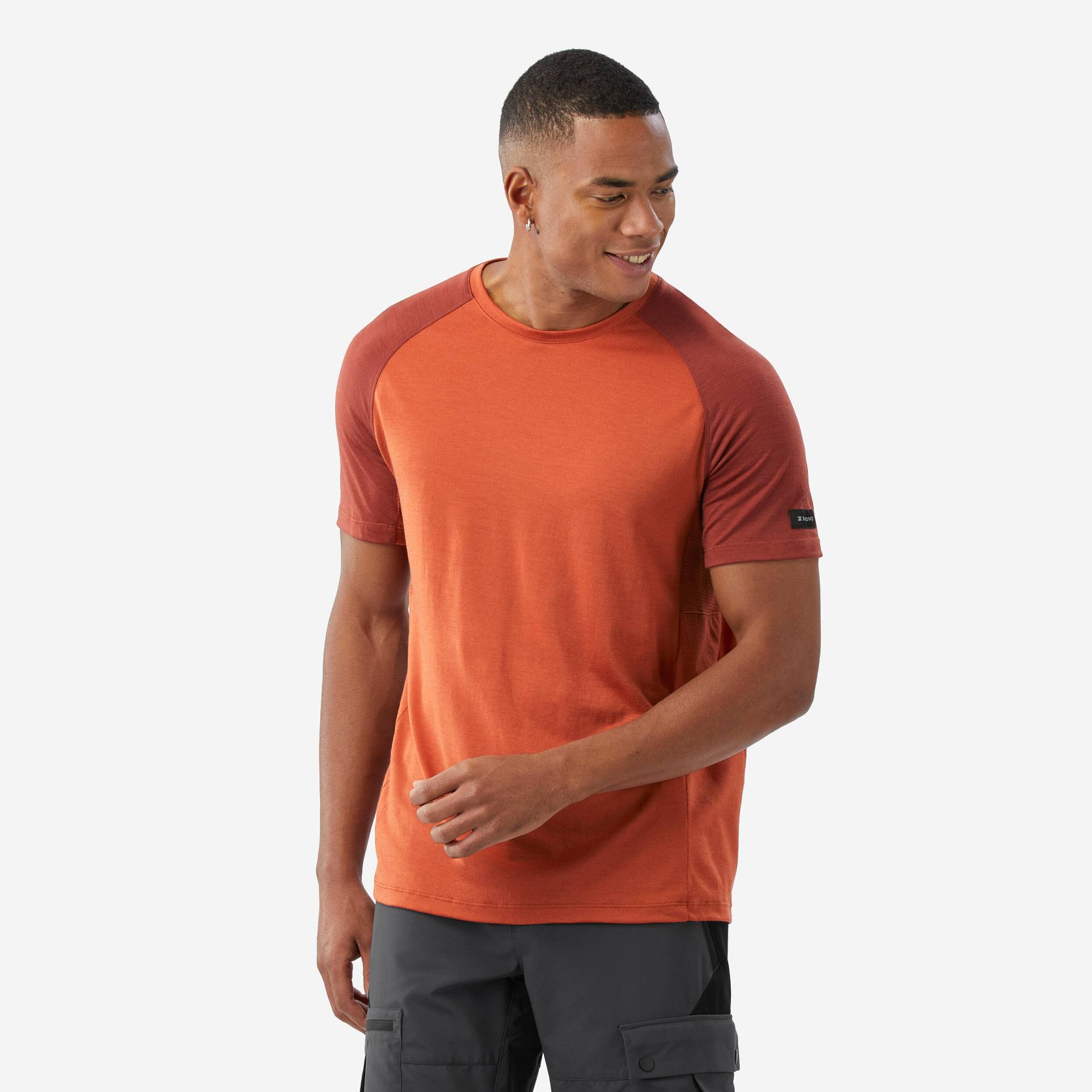 T-Shirt Herren Merinowolle - Merino Resist braun T-Shirt Herren Merinowolle - Merino Resist braun von SIMOND