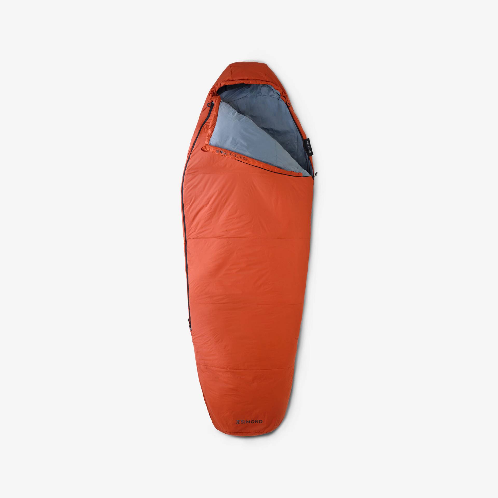 Mumienschlafsack koppelbar kompakt Trekking - MT500 10 °C Kunstfaser Mumienschlafsack koppelbar kompakt Trekking - MT500 10 °C Kunstfaser von SIMOND