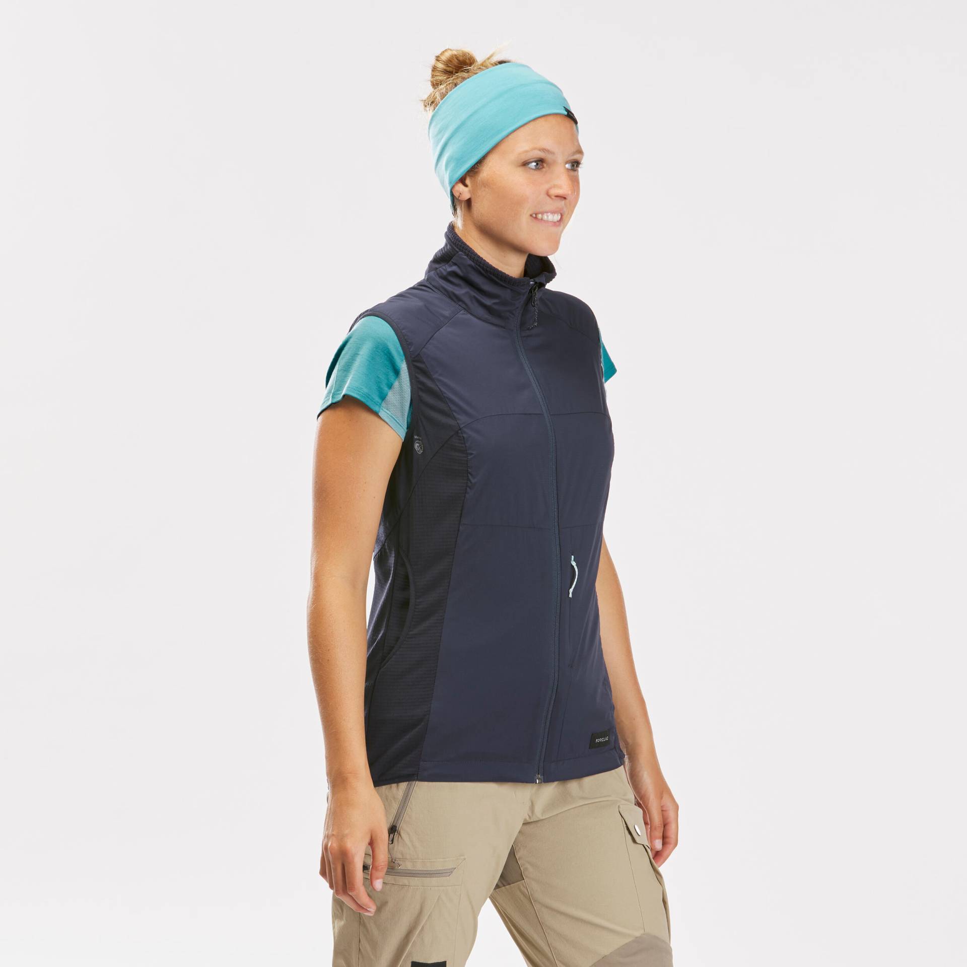 Softshellweste Damen - Trek 500 dunkelblau Softshellweste Damen - Trek 500 dunkelblau von SIMOND