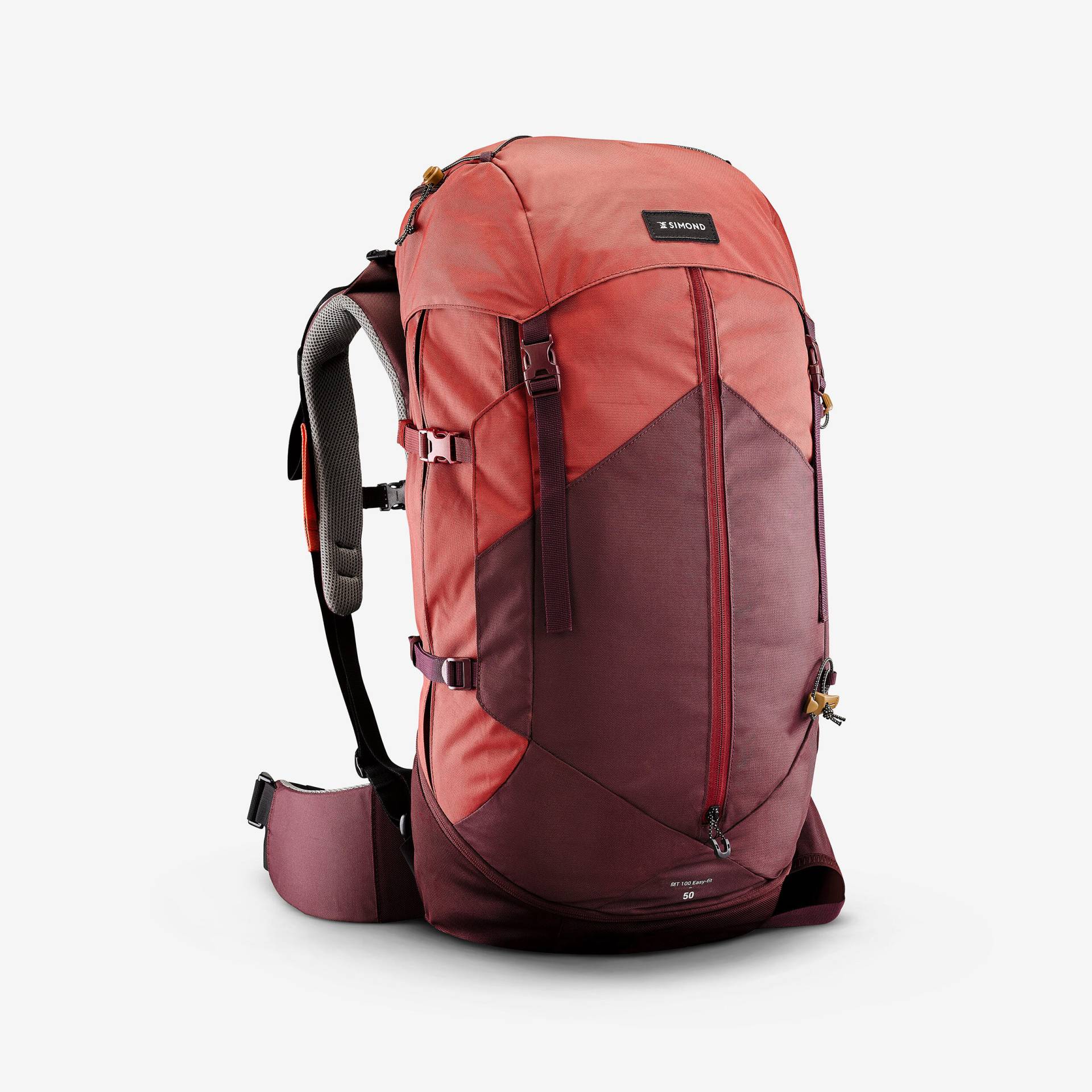 Trekkingrucksack MT100 50 l Easyfit Damen von FORCLAZ