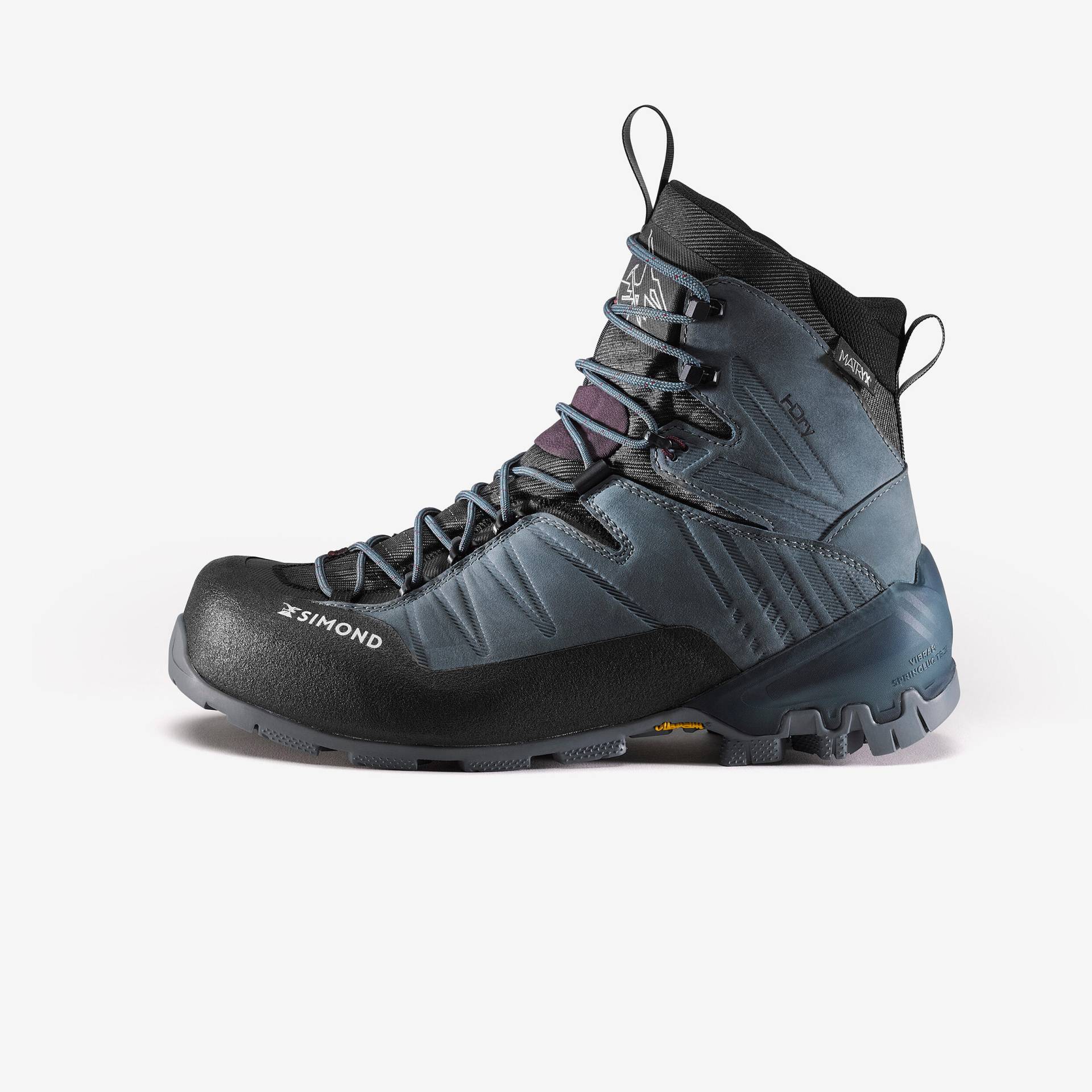 Trekkingschuhe Damen hoch Leder wasserdicht - MT900 von SIMOND