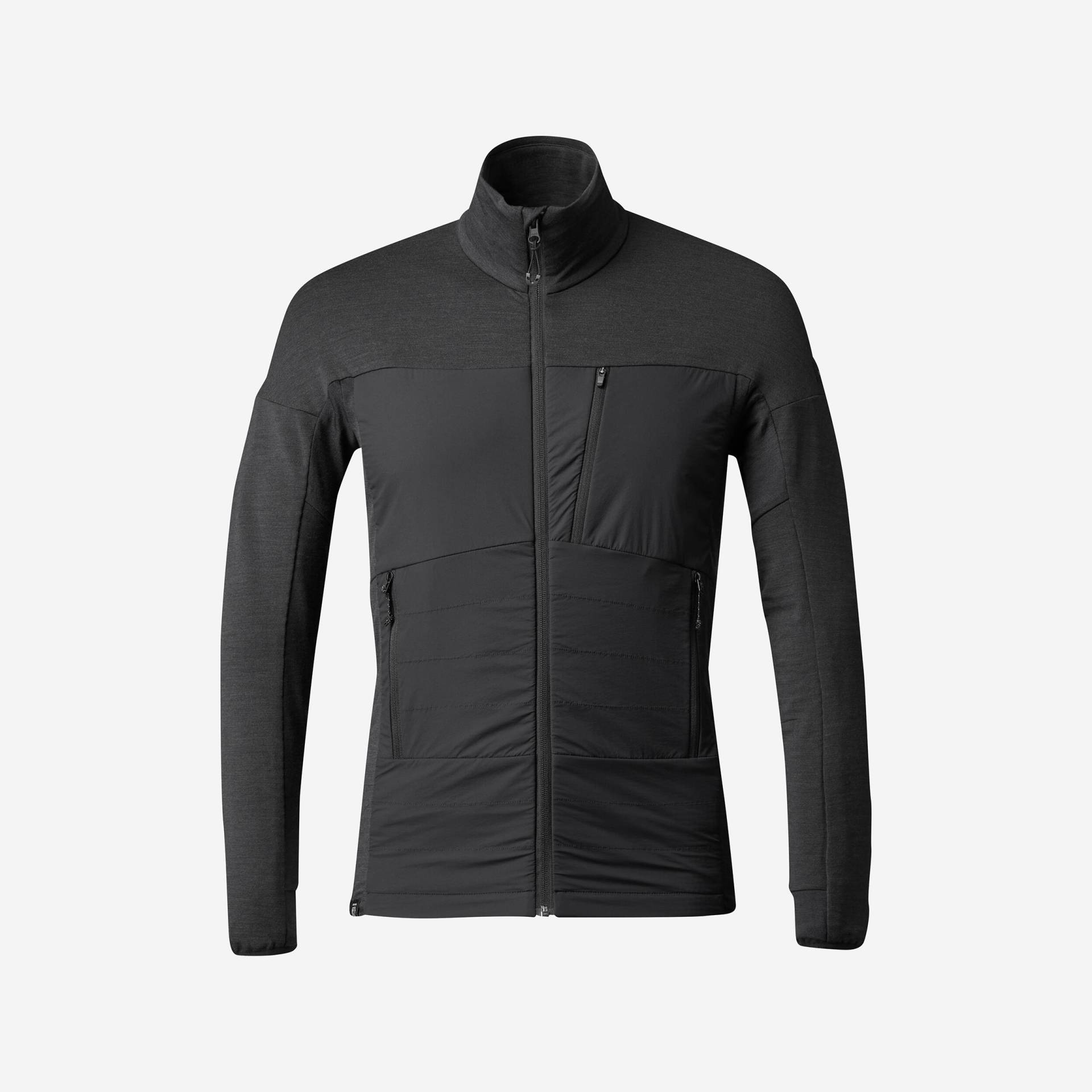 Unterjacke Herren Merinowolle Trekking - MT900 schwarz Unterjacke Herren Merinowolle Trekking - MT900 schwarz von FORCLAZ