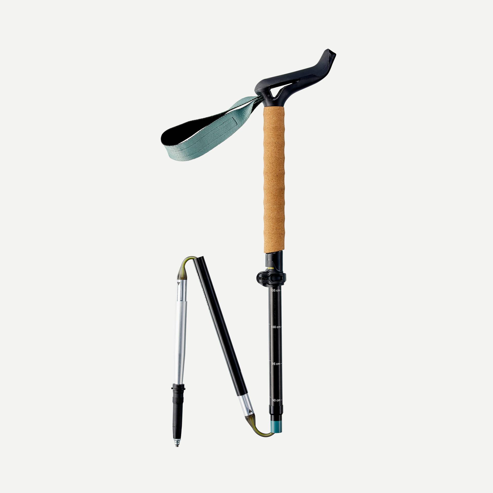 Wanderstock ultrakompakt ergonomisch einzeln verkauft Trekking - MT900 schwarz Wanderstock ultrakompakt ergonomisch einzeln verkauft Trekking - MT900 schwarz von FORCLAZ