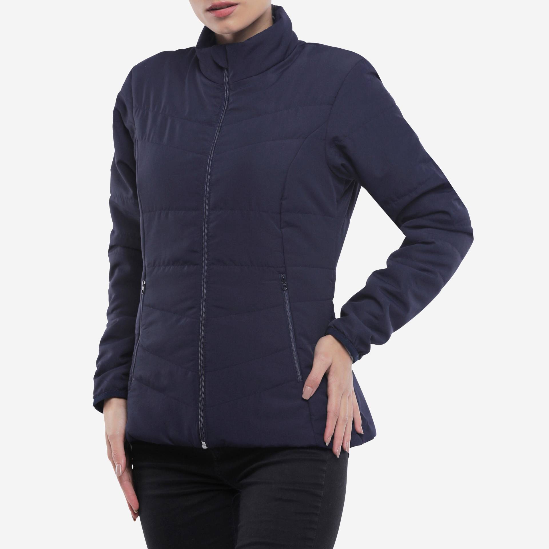 Wattierte Jacke Damen bis 0 °C Bergwandern - MT50 marineblau Wattierte Jacke Damen bis 0 °C Bergwandern - MT50 marineblau von FORCLAZ