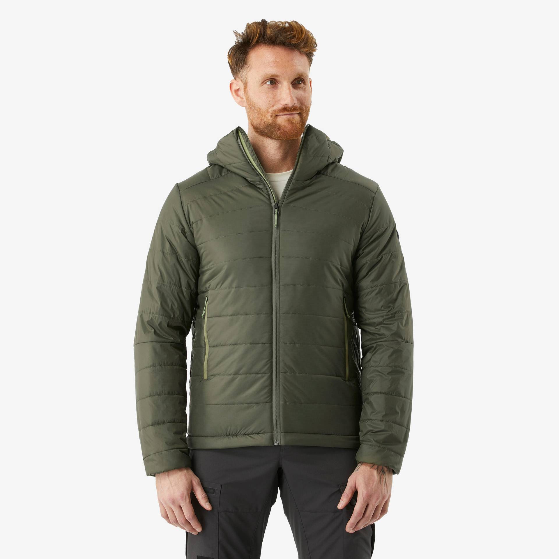 Wattierte Jacke Herren bis -5 °C Kapuze Trekking - MT100 Wattierte Jacke Herren bis -5 °C Kapuze Trekking - MT100 von FORCLAZ