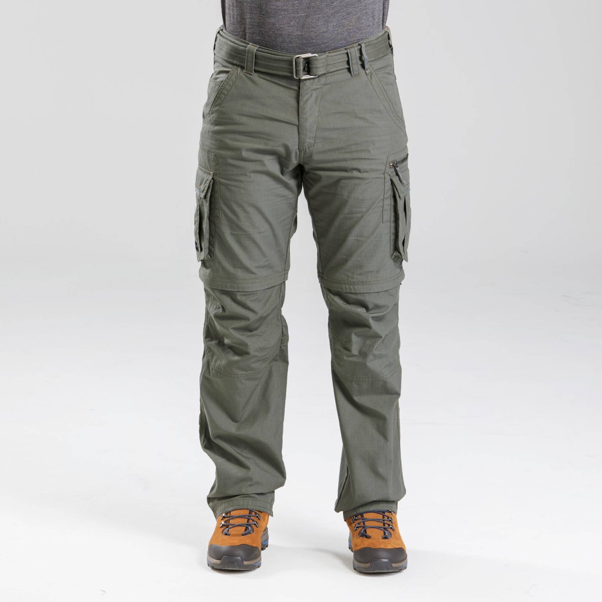 Zip-Off-Hose Herren Cargohose Backpacking - Travel 500 khaki Zip-Off-Hose Herren Cargohose Backpacking - Travel 500 khaki von FORCLAZ