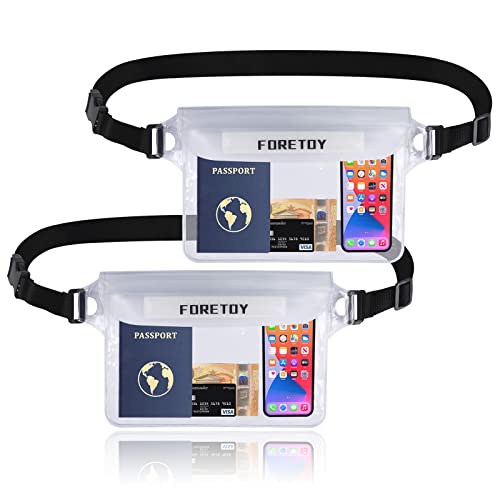 wasserdichte Tasche, wasserdichter beutel mit verstellbarem Hüftgurt, wasserfeste bauchtasche wasserdichte Handyhülle IP68 für Fotografieren geeignet für Wassersport Schwimmen Strand Boot Fahren usw wasserdichte Tasche, wasserdichter beutel mit verstellbarem Hüftgurt, wasserfeste bauchtasche wasserdichte Handyhülle IP68 für Fotografieren geeignet für Wassersport Schwimmen Strand Boot Fahren usw von FORETOY