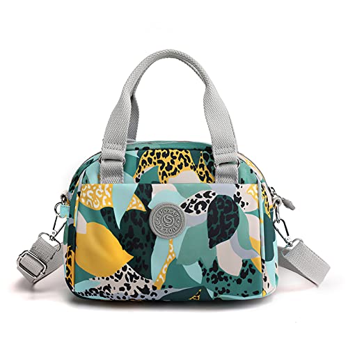 FORRICA Handtaschen Damen Freizeit Leicht Umhängetasche Frauen Crossbody Tasche Oxford Stoff Wasserdicht Damenhandtaschen Grün FORRICA Handtaschen Damen Freizeit Leicht Umhängetasche Frauen Crossbody Tasche Oxford Stoff Wasserdicht Damenhandtaschen Grün von FORRICA