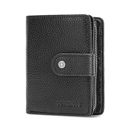 FORRICA Herren Echte Leder Geldbörse RFID Schutz Damen Geldbörse Rindsleder Geldbeutel Portemonnaie mit Geschenkbox Schwarz FORRICA Herren Echte Leder Geldbörse RFID Schutz Damen Geldbörse Rindsleder Geldbeutel Portemonnaie mit Geschenkbox Schwarz von FORRICA