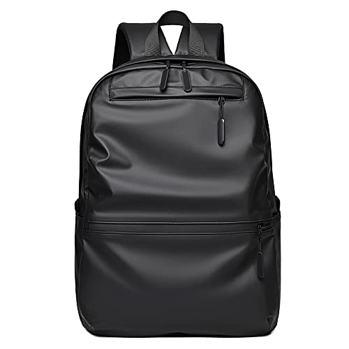 FORRICA Laptop Rucksack Herren Schulrucksack Jungen 15.6 Zoll Laptoptasche Großer Lässig Rucksäcke für Schule Arbeit Business Reisen Schwarz, F-DN03 von FORRICA