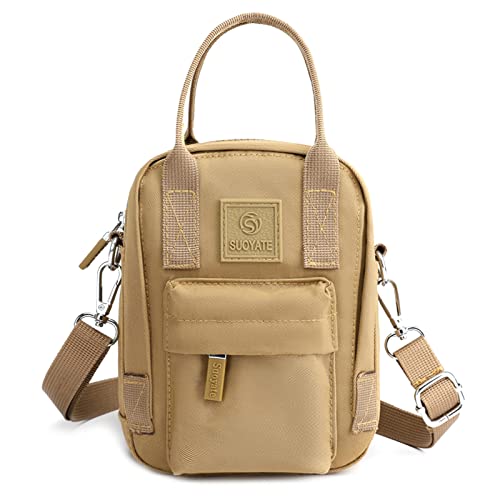 FORRICA Umhängetasche Damen Handytasche Mädchen Crossbody Handy Tasche wasserdichte Frauen Schultertaschen Kleine Handtasche für Damen Khaki FORRICA Umhängetasche Damen Handytasche Mädchen Crossbody Handy Tasche wasserdichte Frauen Schultertaschen Kleine Handtasche für Damen Khaki von FORRICA