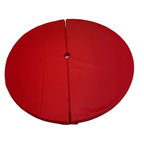 FORTISLINE Pole Dance Matte Rot Schutzmatte Sturzmatte Tanzmatte 2-teilig Training Ø 120 x 10cm Fitnessstange rutschfest platzsparend Trainingsschutz Lifestyle Poledance FORTISLINE Pole Dance Matte Rot Schutzmatte Sturzmatte Tanzmatte 2-teilig Training Ø 120 x 10cm Fitnessstange rutschfest platzsparend Trainingsschutz Lifestyle Poledance von FORTISLINE